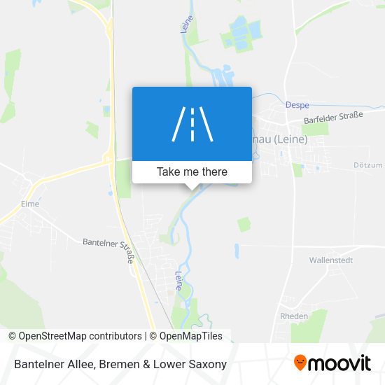 Bantelner Allee map