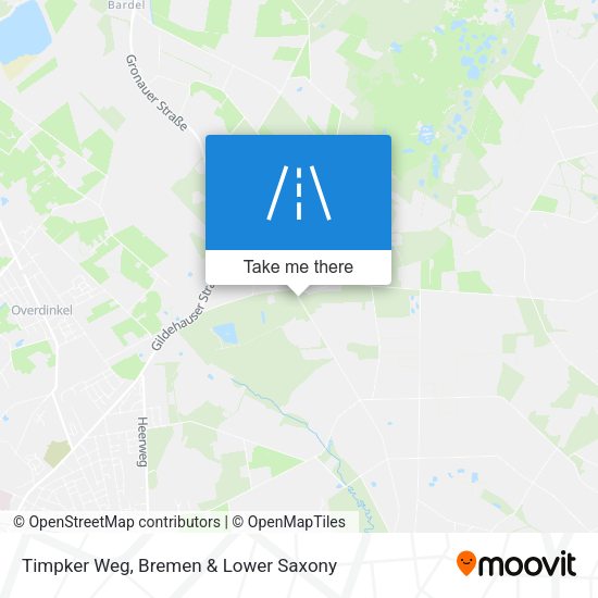Timpker Weg map