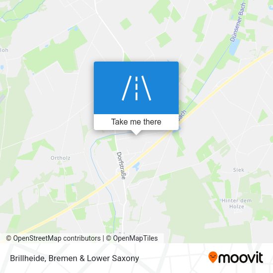 Brillheide map