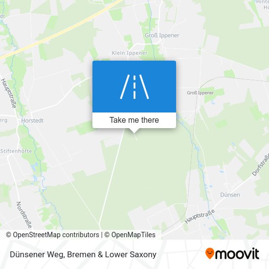Dünsener Weg map