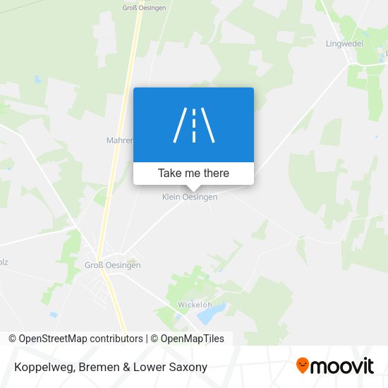 Koppelweg map
