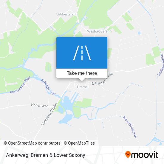Ankerweg map