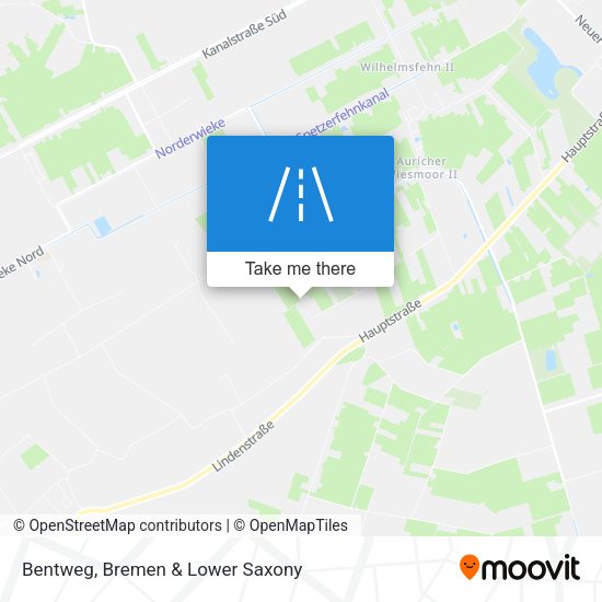 Bentweg map