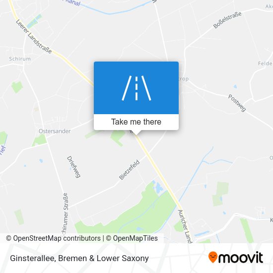 Ginsterallee map