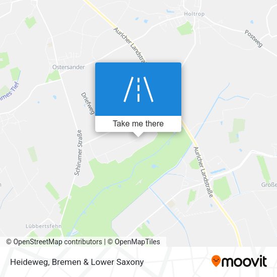Heideweg map