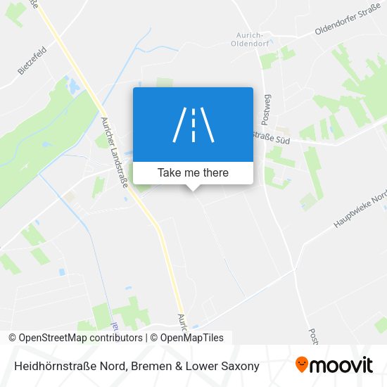 Heidhörnstraße Nord map