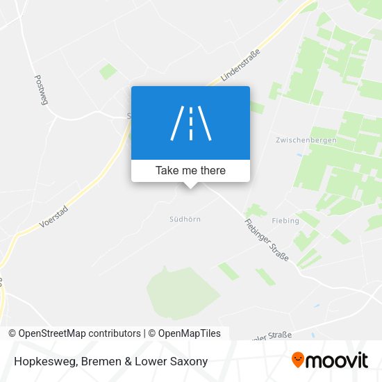 Hopkesweg map