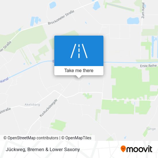 Jückweg map