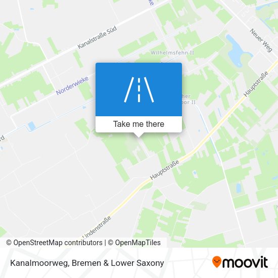 Kanalmoorweg map