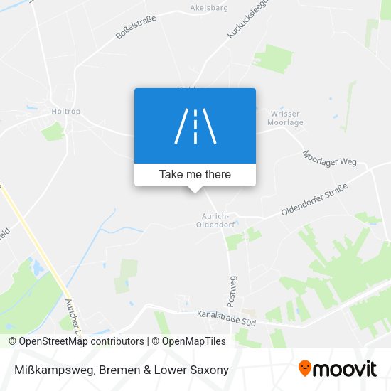 Mißkampsweg map