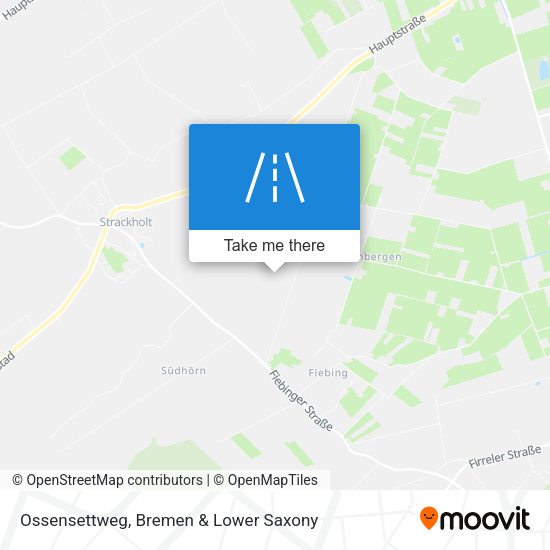 Ossensettweg map