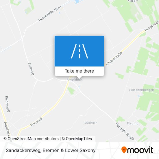 Sandackersweg map