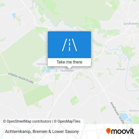 Achternkamp map