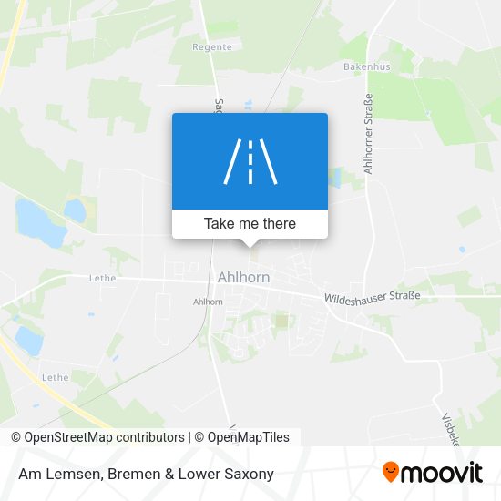 Am Lemsen map