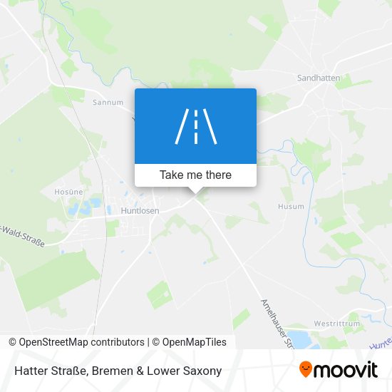 Hatter Straße map