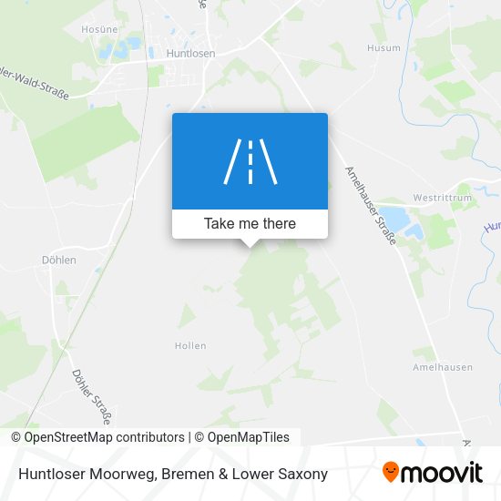 Huntloser Moorweg map