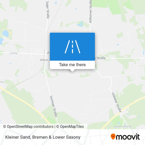 Kleiner Sand map