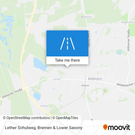 Lether Schulweg map