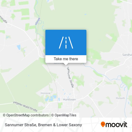 Sannumer Straße map