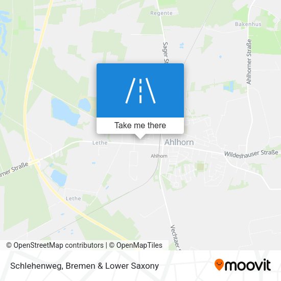 Schlehenweg map