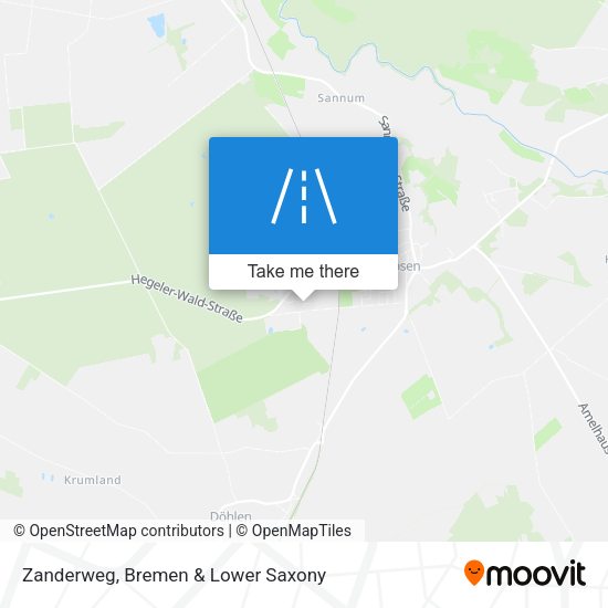 Zanderweg map