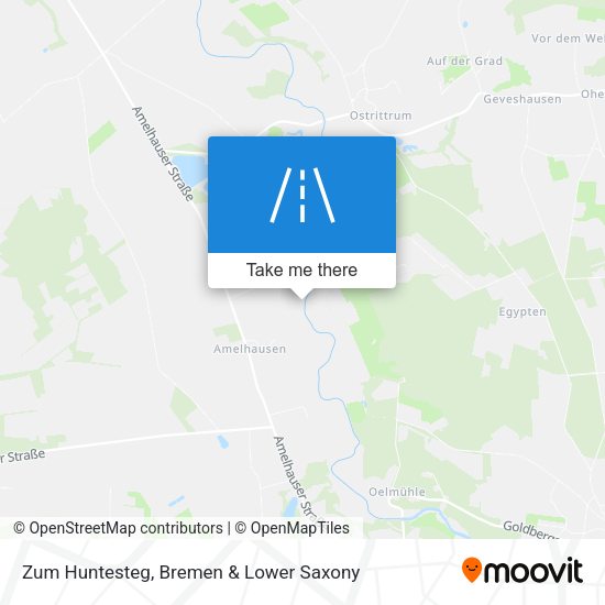Zum Huntesteg map