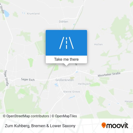 Zum Kuhberg map
