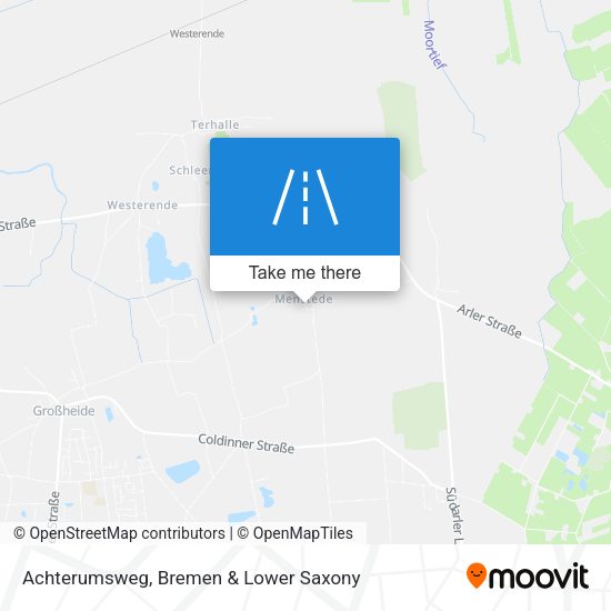Achterumsweg map