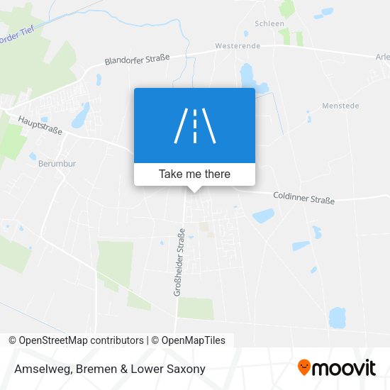 Amselweg map