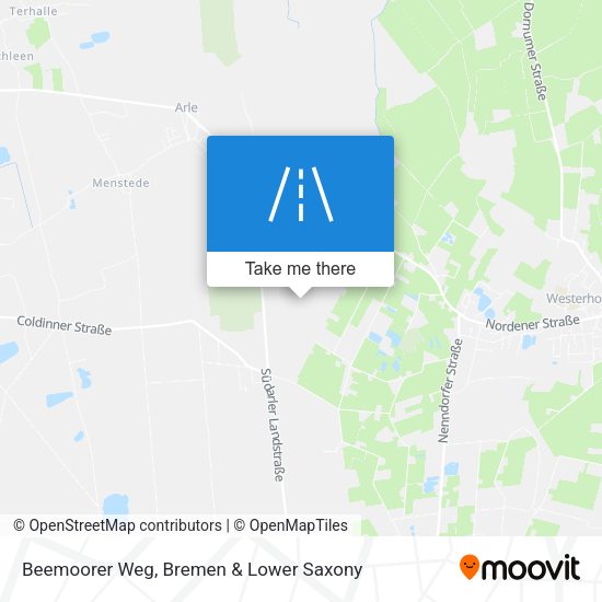Beemoorer Weg map