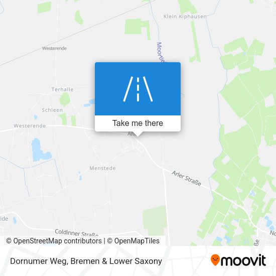 Dornumer Weg map