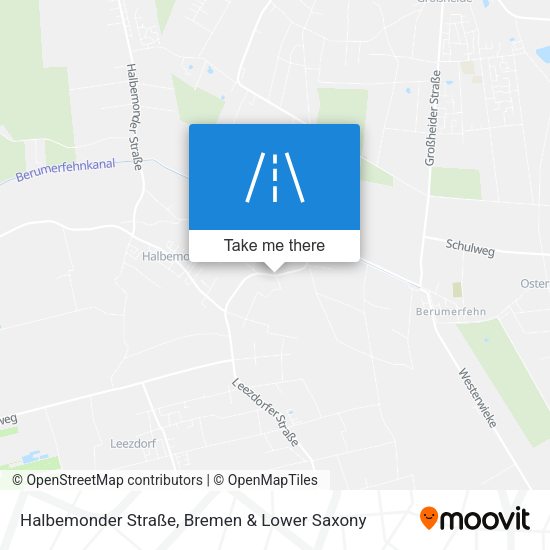 Halbemonder Straße map
