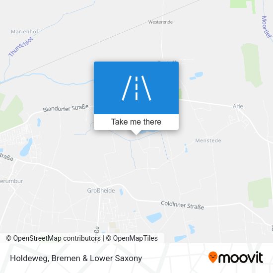 Holdeweg map