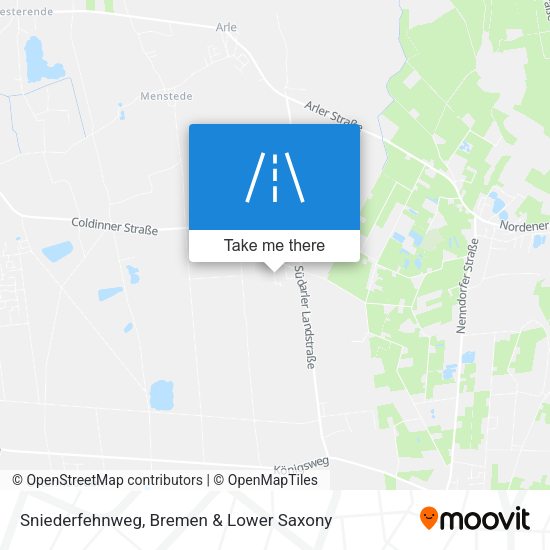 Sniederfehnweg map