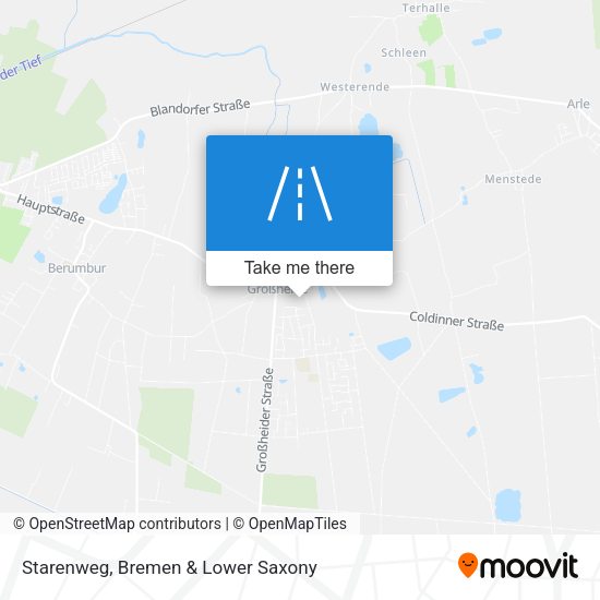 Starenweg map