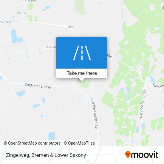 Zingelweg map
