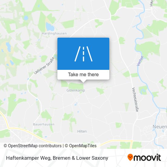 Haftenkamper Weg map