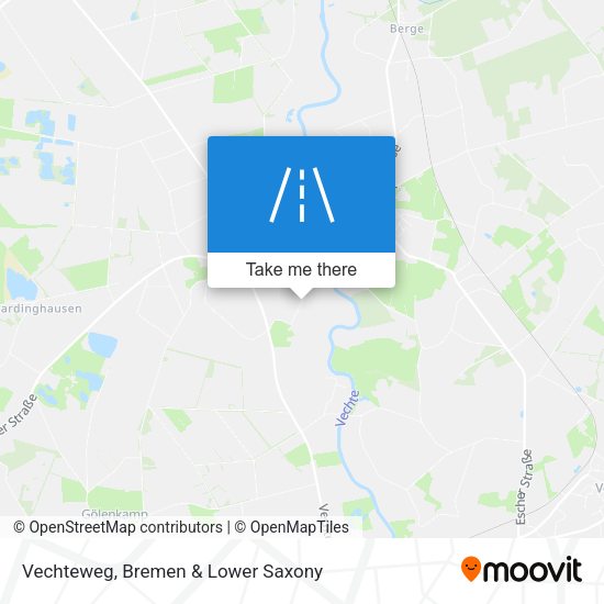 Vechteweg map