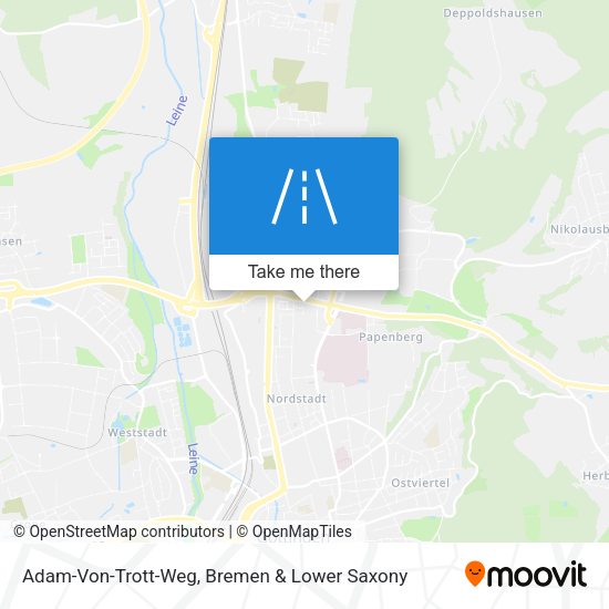 Adam-Von-Trott-Weg map