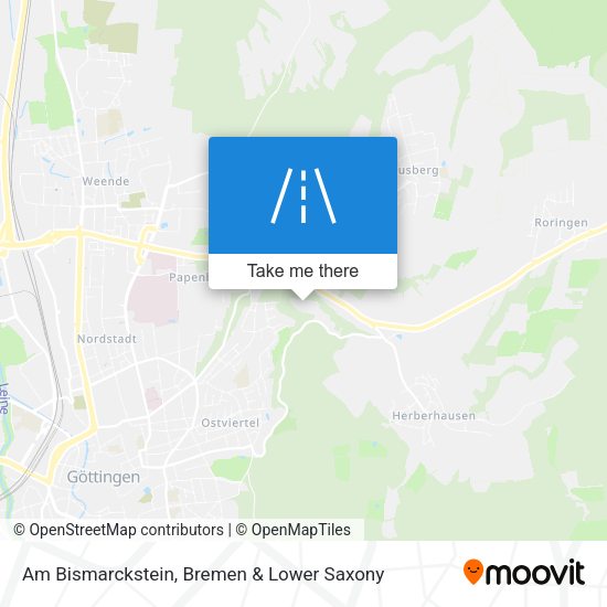 Am Bismarckstein map