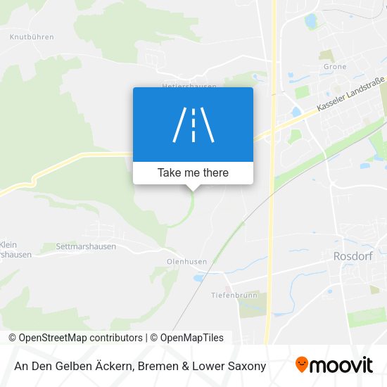 An Den Gelben Äckern map