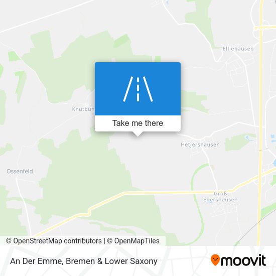 An Der Emme map