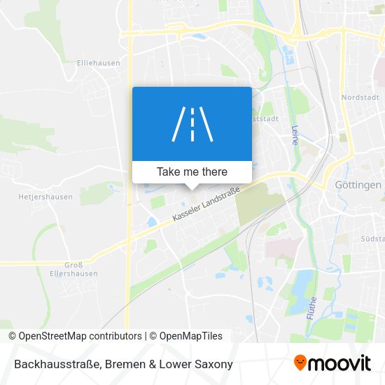 Backhausstraße map