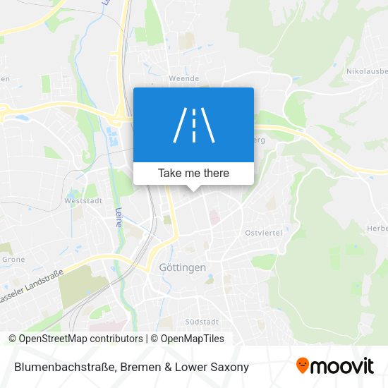 Blumenbachstraße map