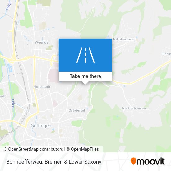 Bonhoefferweg map