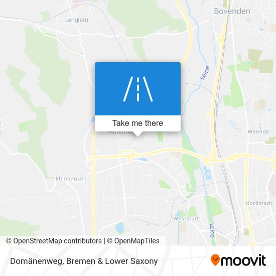 Domänenweg map