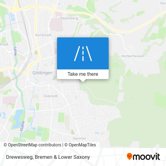 Drewesweg map