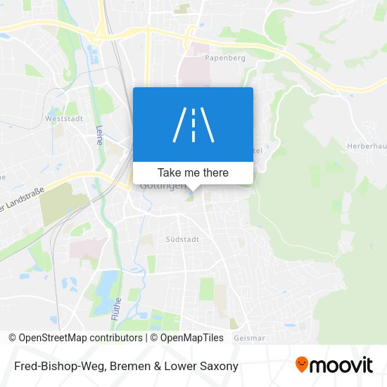 Fred-Bishop-Weg map