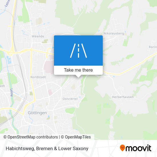 Habichtsweg map