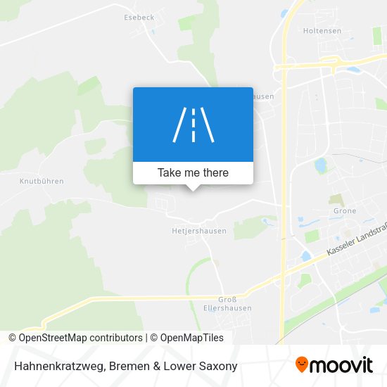 Hahnenkratzweg map